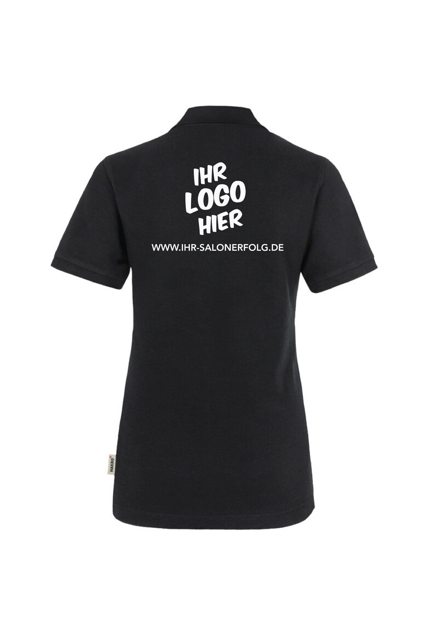 Team Poloshirt Damen schwarz