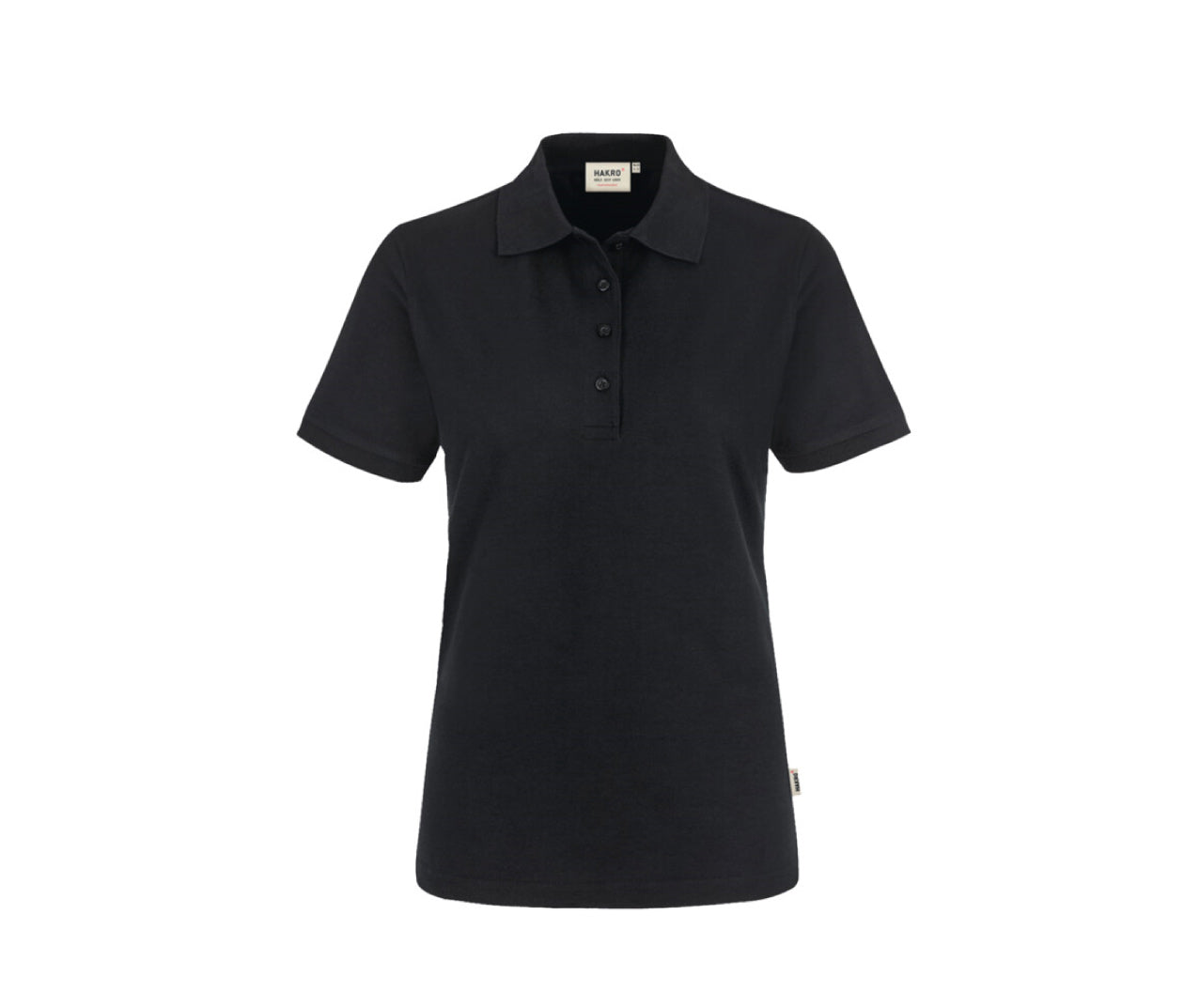 Team Poloshirt Damen schwarz