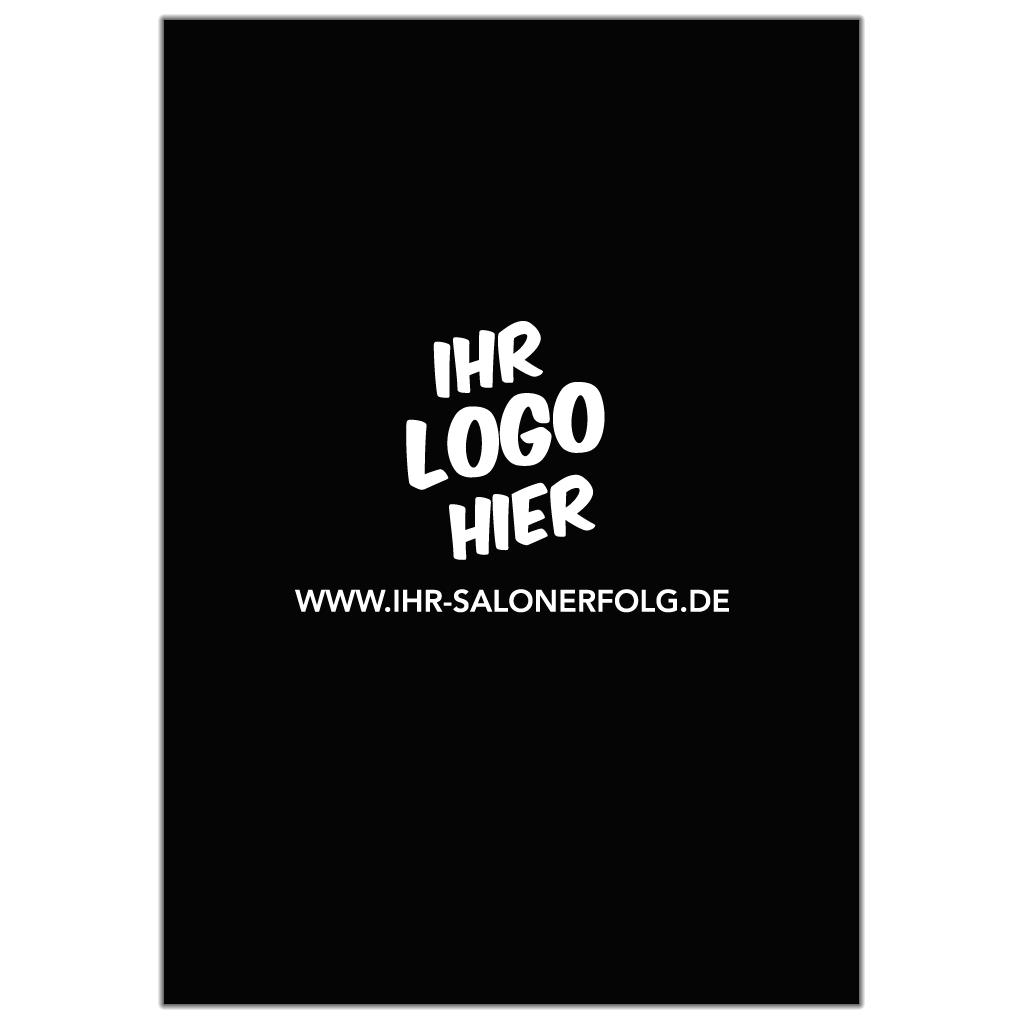 Fußmatte im Hochformat mit Ihrem Salonlogo