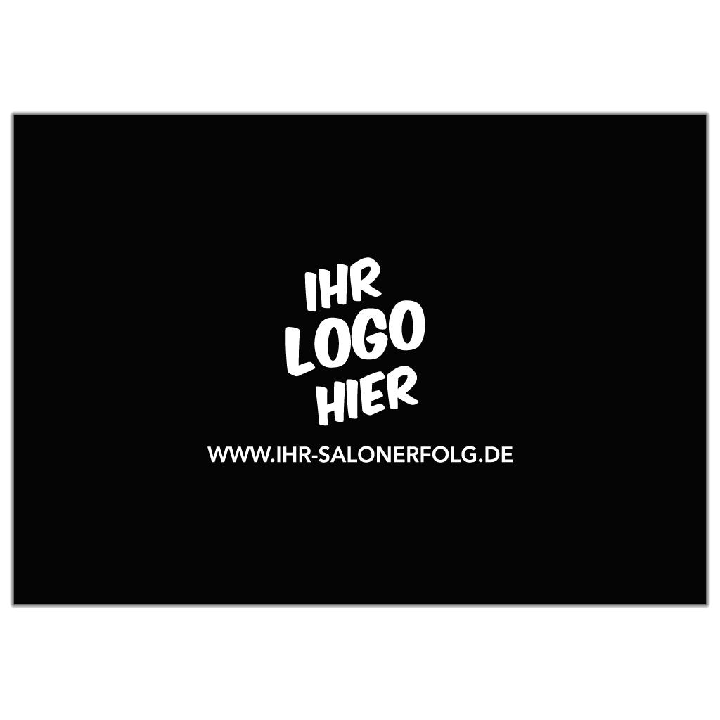 Fußmatte im Querformat mit Ihrem Salonlogo