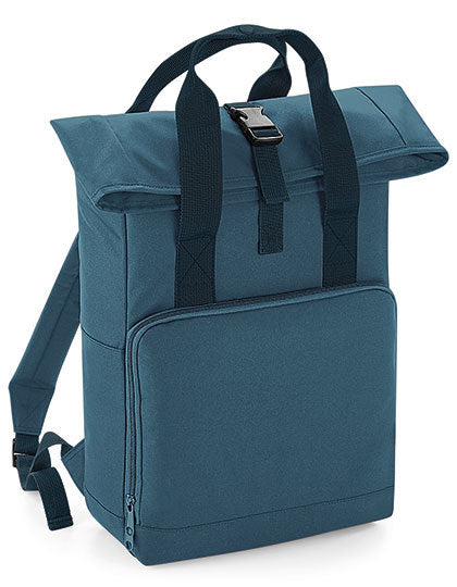 marineblauer Rolltop-Rucksack